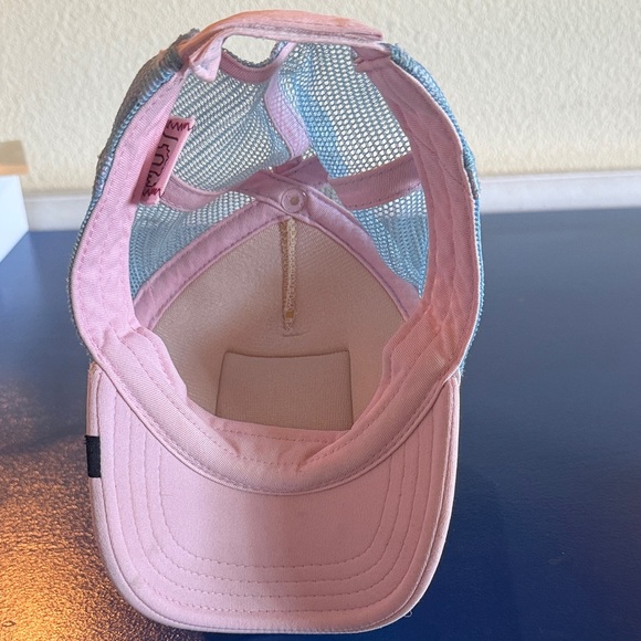 Goorin Sand Castle Kids Silly Goose Trucker Hat Pink Mesh Snapback - Picture 8 of 9